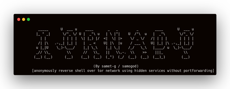 Tornado | anonymously reverse shell